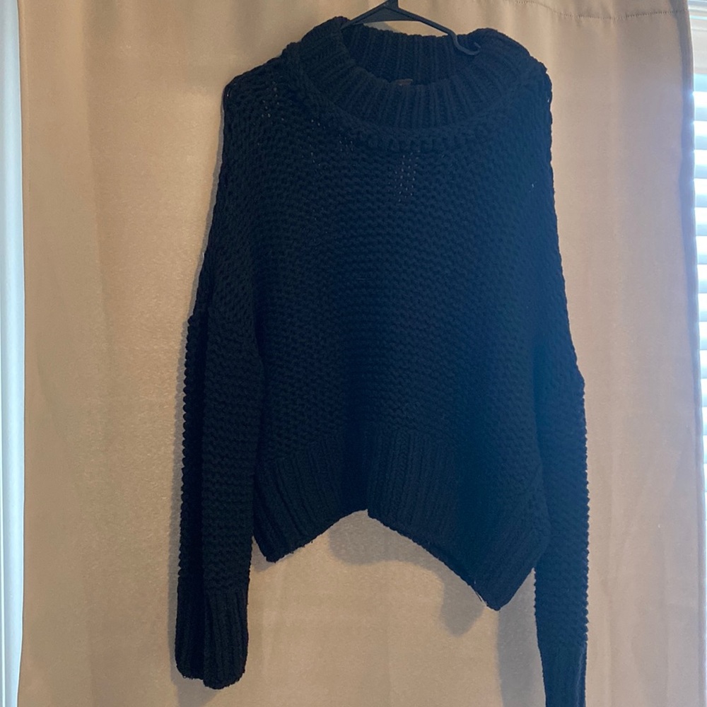 Free People Cropped Sweater